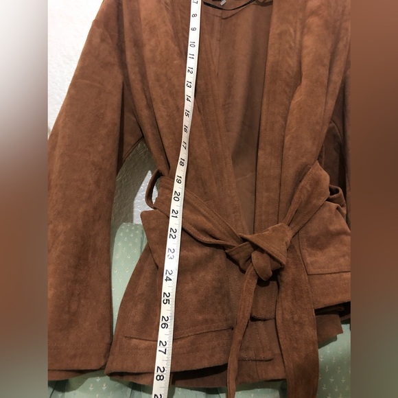 ❌SOLD‼️❌Blank NYC Suede Belted coat - Picture 6 of 9